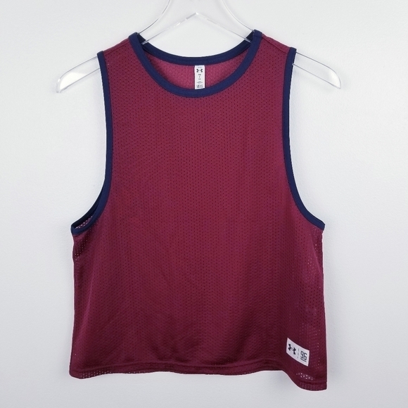 Women's Under Armour Playback Retro Mesh Tank Top NWT - Picture 3 of 9